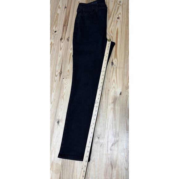 NYDJ Black Denim Sheri Slim Lift Tuck Sure Stretch Jeans Women’s Size 14 - Picture 6 of 8
